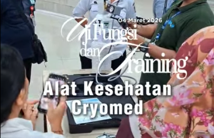 Uji Fungsi dan Training Alat Kesehatan Cryomed